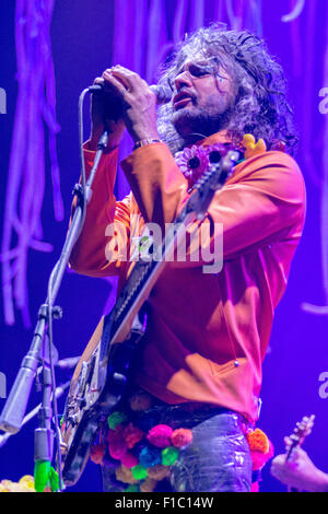 Il Flaming Lips Live al Festival vittorioso 2015 Foto Stock