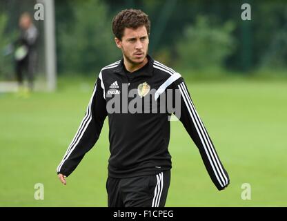 Bruxelles, Belgio. 01 Sep, 2015. Il Belgio mens national football team treno prima thir imminente Euro 2016 match contro Bosnia Sett 3rd. Pericolo di Eden, il riscontro del Belgio Credito: Azione Sport Plus/Alamy Live News Foto Stock