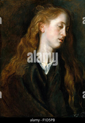 Anthony Van Dyck - Studio Testa di una giovane donna Foto Stock