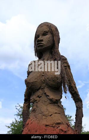 La scultura, esposizione, Galleria Demeterre, Foresta arti, Leisure Park, Velaine-en-Haye, Francia Foto Stock