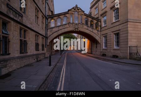 Il Ponte dei Sospiri di Oxford Foto Stock