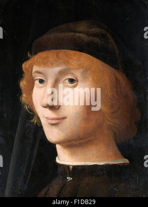 Antonello da Messina - Ritratto di una giovane Foto Stock