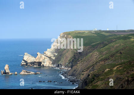 La costa vicino a Ferrero, Asturias, Spagna Foto Stock