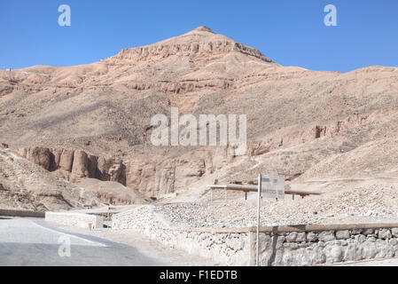 La Valle dei Re, Luxor, Egitto, Africa Foto Stock