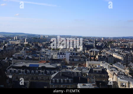 Reims dalla cattedrale Foto Stock