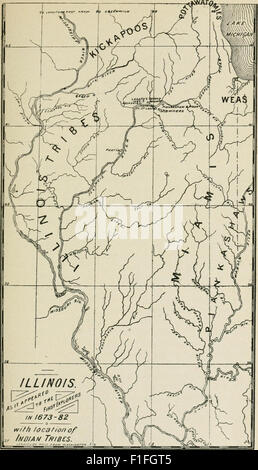 Illinois, storici e statistici, comprendente i fatti essenziali della sua piantagione e di crescita come una provincia, County, territorio, e stato. Derivato da più fonti autentiche, compresi originale Foto Stock