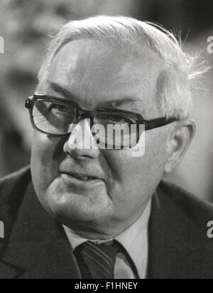 James Callaghan Signore Callaghan MP ex primo ministro del Regno Unito. 1984 immagine. Foto Stock