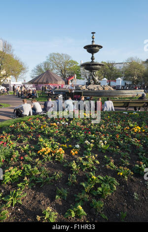 Brighton Festival in Steine Gardens Foto Stock