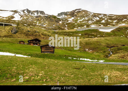 Viste dal Grossglockner Pass, Austria Foto Stock