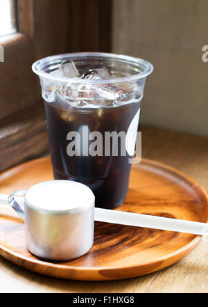 Thai Iced caffè nero, in stile vintage Foto Stock