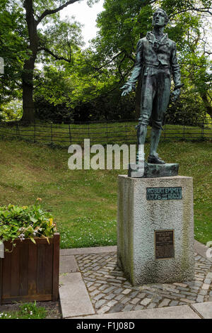 Robert Emmet statua in St Stephens Green, Dublino, Irlanda. Un dono dagli USA. Foto Stock