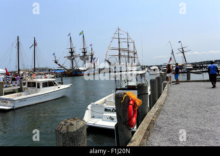 Tall Ship festival porto Greenport Long Island New York Foto Stock