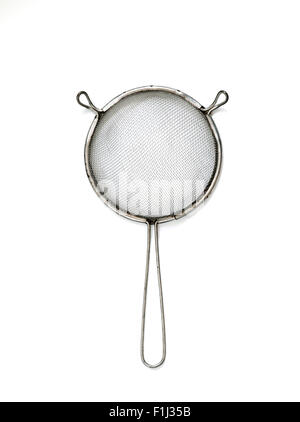 Vecchia Cucina Vintage filtro del crivello inferiore Foto Stock