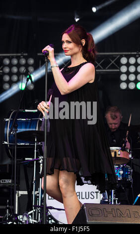 Sophie Ellis-Bextor a South Tyneside Festival di domenica 26 luglio 2015 Foto Stock