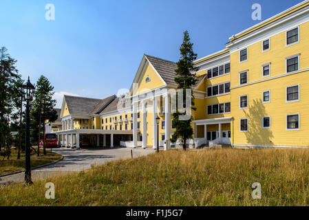 Fotografie dell'hotel Lake Yellowstone. Parco Nazionale di Yellowstone, WY. Foto Stock