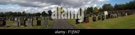 Ripresa a tutto campo del percorso del Lockerbie PA103 memorial,d'estate,Scozia,UK Foto Stock