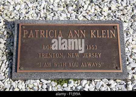 Lockerbie PanAm103 In Rimembranza Memorial Patricia Ann Klein, Scozia Foto Stock