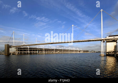 Il Footbridge a ExCel Arena Foto Stock