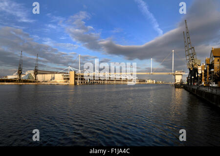 Arena di ExCel in Royal Albert Dock Foto Stock