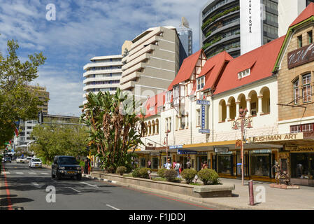 Viale Indipendenza, Windhoek (Windhuk), Regione di Khomas, Repubblica di Namibia Foto Stock