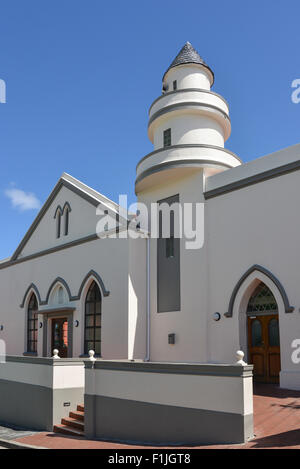 Moschea Shafee in Cape Malay Bo-Kaap distretto, Chiappini Street, Città del Capo, Provincia del Capo occidentale, Repubblica del Sud Africa Foto Stock