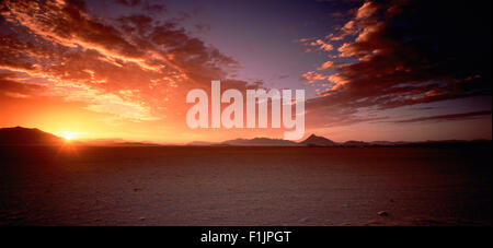 Sunset Sossusvlei, Namibia, Africa Foto Stock