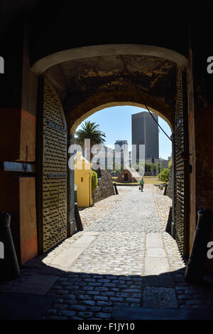 Ingresso al Castello di Buona Speranza (Kasteel die Goeie Hoop), Cape Town, Provincia del Capo occidentale, Repubblica del Sud Africa Foto Stock