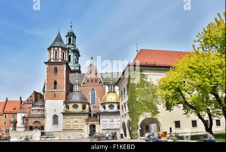 Cattedrale di Wawel. Città vecchia di Cracovia. Foto Stock