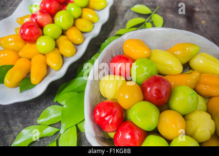 Guardare il cavedano--tailandese tradizionale snack Foto Stock