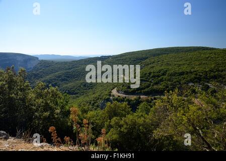 Les Gorges de l'Ardèche Foto Stock