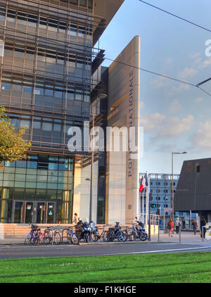 BORDEAUX, Francia, settembre 03, 2015 : centrale della sede centrale della polizia ferroviaria di Bordeaux, Francia Foto Stock