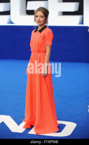 Londra, Regno Unito. 3 Sep, 2015. Emily Ricerca assiste la Premiere mondiale di 'Legenda' di Odeon Leciester Square. Credito: Ferdaus Shamim/ZUMA filo/Alamy Live News Foto Stock