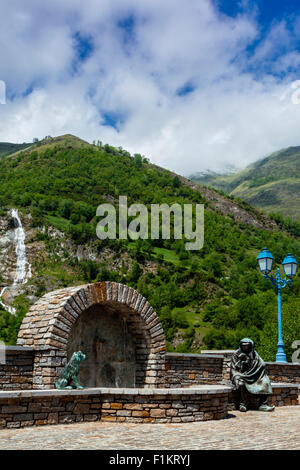 A Viella,parco nazionale dei Pirenei, Hautes Pirenei, Francia Foto Stock