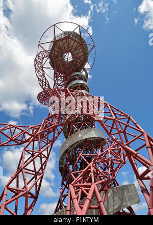 ArcelorMittal orbita, Queen Elizabeth Olympic Park, Stratford, Londra Foto Stock