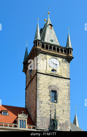 Old Town Hall presso la Piazza della Città Vecchia di Praga. Foto Stock