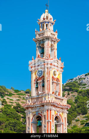 Monastero di Panormitis. Symi Grecia Foto Stock