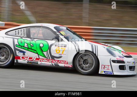 Sepang, Malesia. 04 Sep, 2015. Close up di tedesco Porsche auto n. 67 al Festival asiatico di velocità di corsa, Sepang, Malesia Credito: Chung Jin Mac/Alamy Live News Foto Stock