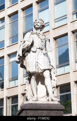 Statua di Anthony van Dyck ad Anversa, in Belgio Foto Stock