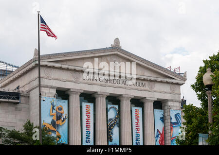 John G. Shedd Aquarium di Grant Park di Chicago. Foto Stock