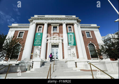 New Haven Free Public Library, New Haven, Connecticut. interno Foto Stock