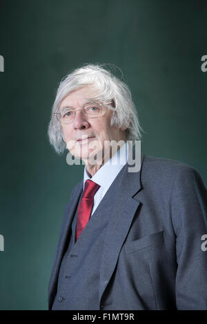 Ted Honderich è un canadese nato filosofo britannico, a Edinburgh International Book Festival 2015. Edimburgo, Scozia. Foto Stock