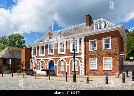 La storica Custom House, Quay, Exeter Devon, Inghilterra, Regno Unito Foto Stock