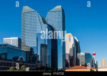 L'Ottava Avenue posto, uno dei primi LEED platino complessi di uffici in Canada, Calgary, Alberta, Canada Foto Stock