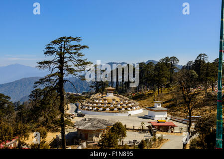 Dochula Pass in Bhutan Foto Stock