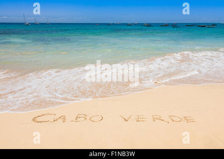 Spiaggia di Santa Maria in Sal Capo Verde - Cabo Verde Foto Stock