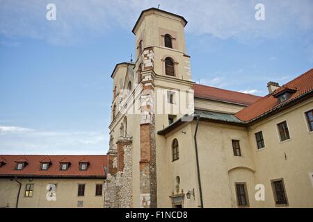 L'abbazia benedettina di Tyniec, Polonia (nei pressi di Cracovia). Europa centrale. Secondo la tradizione locale l'abbazia fu fondata nel Foto Stock