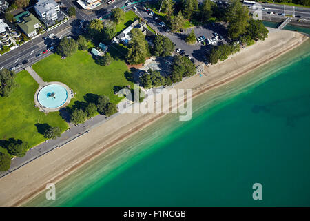 Mission Bay, Auckland, Isola del nord, Nuova Zelanda - aerial Foto Stock