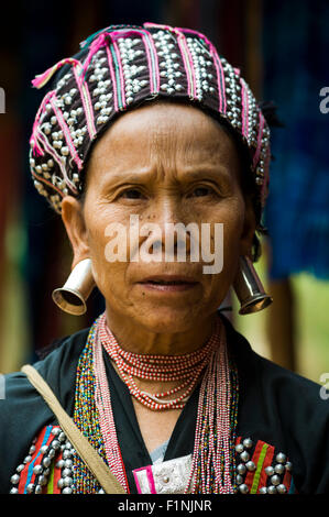 Padaung madre Foto Stock