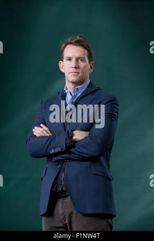 Bill Clegg, New York agente letterario, autore, Man Booker Prize Nominee, all'Edinburgh International Book Festival 2015. Edimburgo. Il 30 agosto 2015 Foto Stock