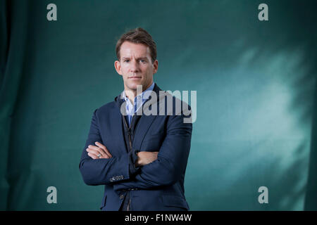 Bill Clegg, New York agente letterario, autore, Man Booker Prize Nominee, all'Edinburgh International Book Festival 2015. Edimburgo. Il 30 agosto 2015 Foto Stock